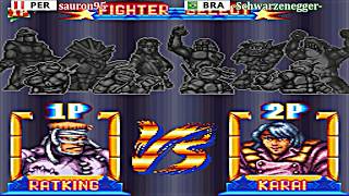 Teenage Mutant Ninja Turtles Tournament Fighters Championship Edition sauron95 vs -Schwarzenegger- screenshot 4