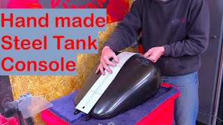 Harley Tank Centre Console, One of a kind in Steel ! (Part 1 of 4)!