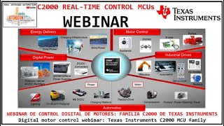 WEBINAR - Control Digital de Motores: Familia C2000 de Texas Instruments