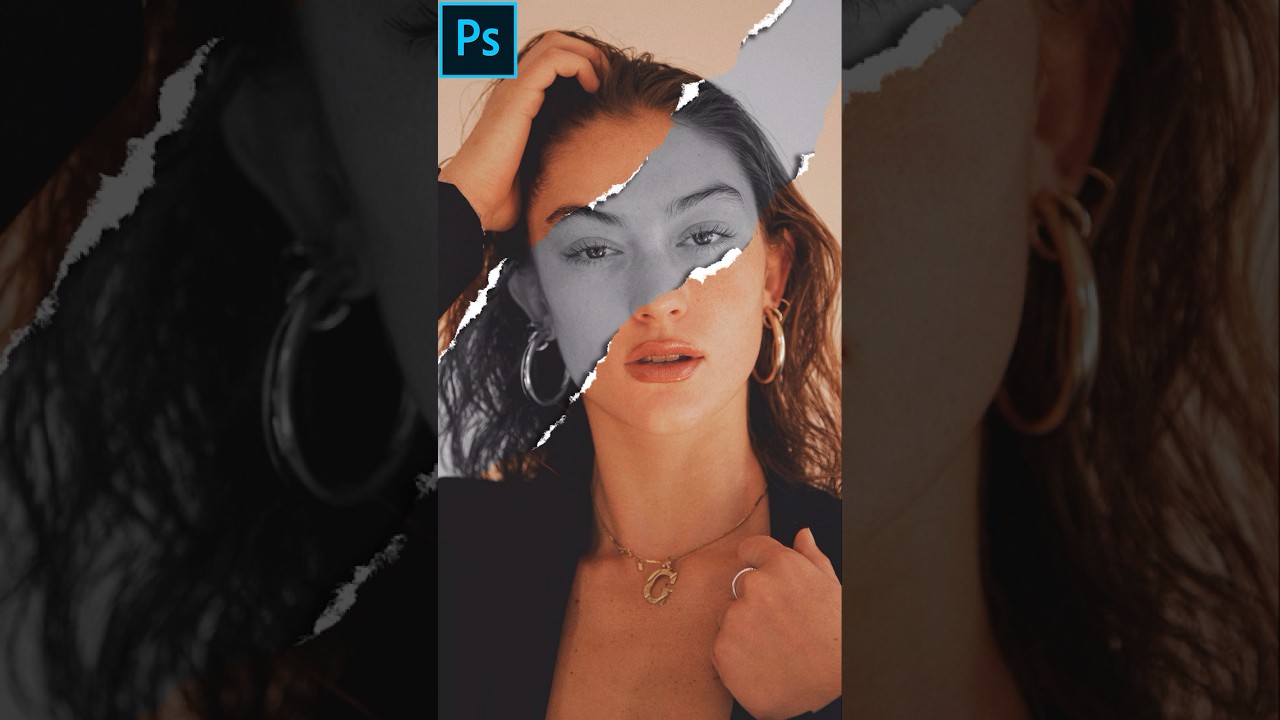 Torn Paper Photo Effect in Photoshop 2024