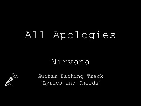 Nirvana - All Apologies - VOCALS - Guitar Backing Track - YouTube