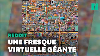 Sur Reddit, la pixelwar résumée dans un incroyable timelapse