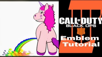 BO4 Easy Emblem Call of Duty Black Ops 4 Emblems Tutorial