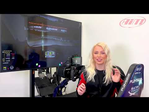 AiM Technologies SiM Racing Display Logger With Chloe Anna Jones