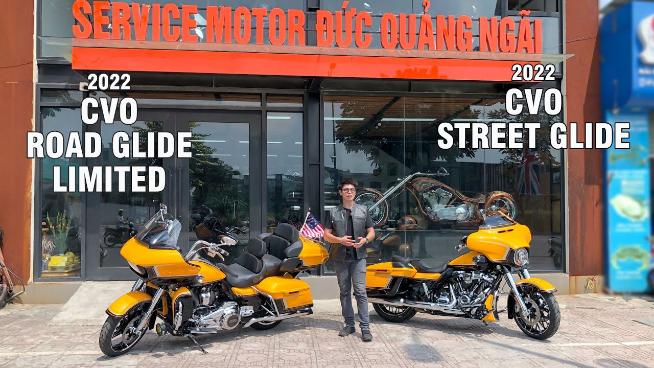 Review 2 Siêu Phẩm Mới Nhất 2022 HD CVO Road Glide Limited & HD CVO Street Glide