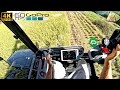 【コンバイン】直進キープ GPS自動操舵 クボタDR6130GS稲刈り【オペレーター目線】2025