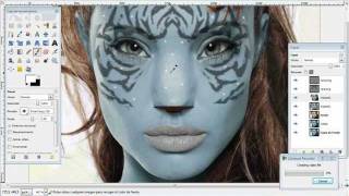 efecto avatar con gimp