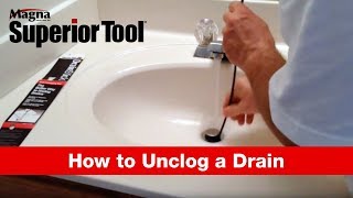 Easily Unclog a Drain - No Chemicals or Disassembly - The DrainStick™