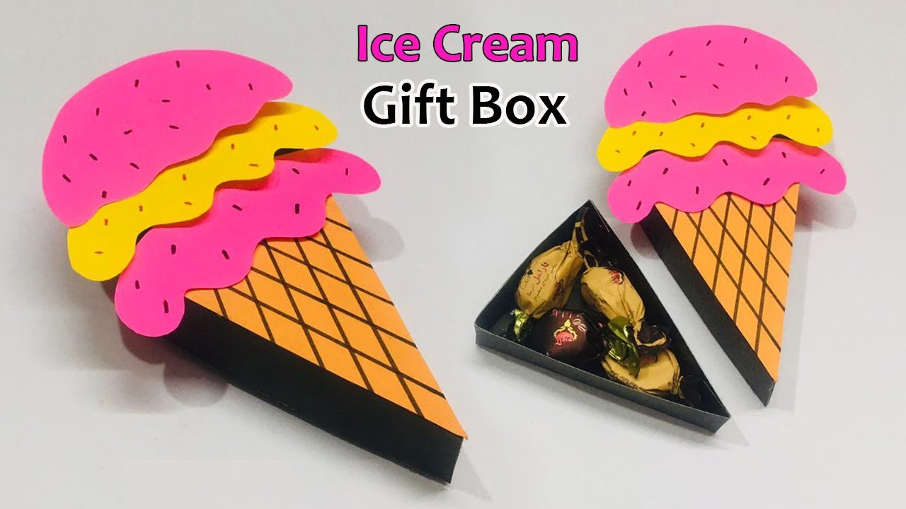 Ice Cream Sundae Gift | Ice cream gift, Diy gifts, Unique diy gifts