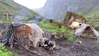 Most Peaceful and Relaxation Nepali Mountain Village Life into the Rain | Best Compilation Video |
