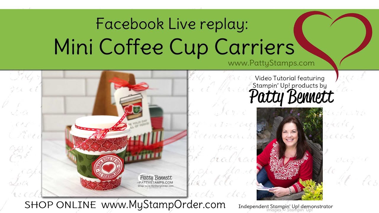 Tips for Mini Coffee Cups & Carrier from Stampin' UP!