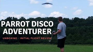 Parrot Disco -- Unboxing -- Initial Flight Review -- Impressive!