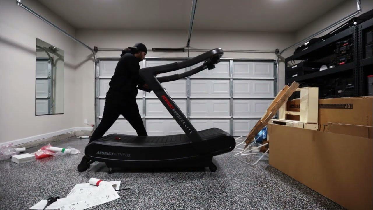 AssaultRunner Elite Treadmill unboxing and assembly YouTube
