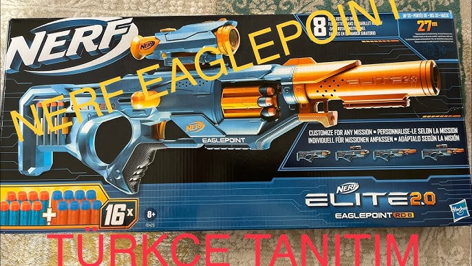 NERF Elite 2.0 Eaglepoint RD-8 Blaster from Hasbro Review! 