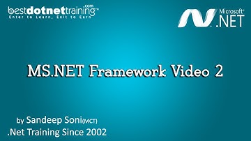 MS.NET Framework Video 2 | BestDotNetTraining