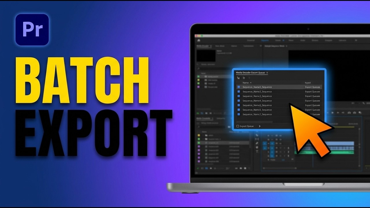 How to Batch Export in Premiere Pro 2026 (Step by Step) - YouTube