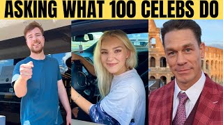 I Asked 100 Celebrities What They Do For A Living Daniel Mac Compilation