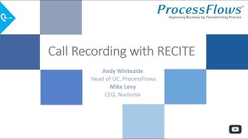Call Recording with RECITE