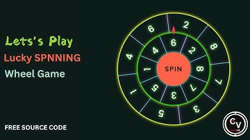 How to Create a Spin Wheel Using Html, Css & JavaScript | Spinning Wheel Game in Html, Css & Js |