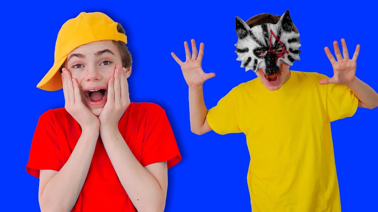 Big Grey Wolf Go away! + More Kids Songs and Nursery Rhymes - YouTube