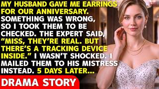 I Checked The Diamond Earrings My Husband Gave Me. A Tracker! I Mailed Them To His Mistress, And…