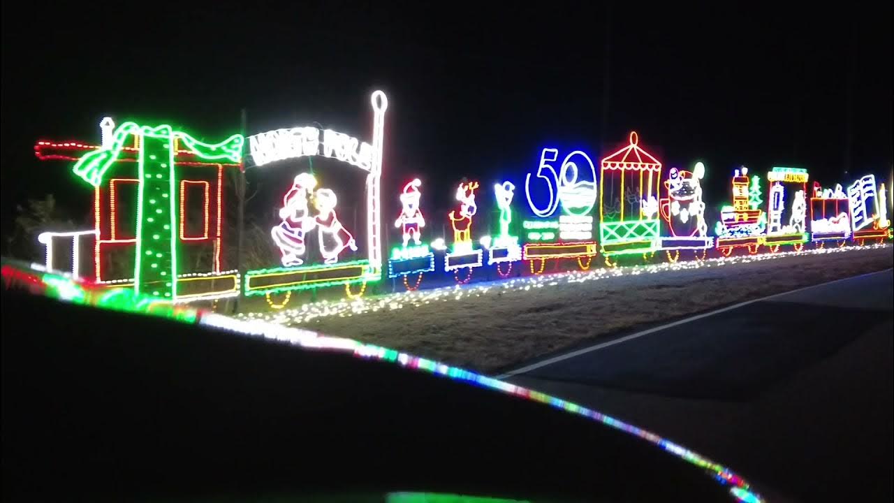 Christmas Lights Show Saluda Shoals Park YouTube