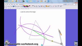 Geometry - Construction - Medians of a triangle constructions - Medium