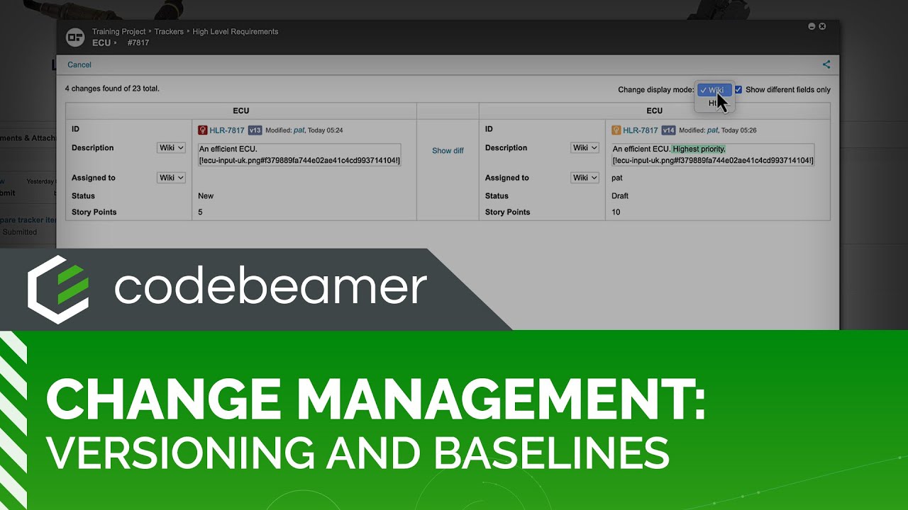Versioning and Baselines Features: A Guide to Change Management - YouTube