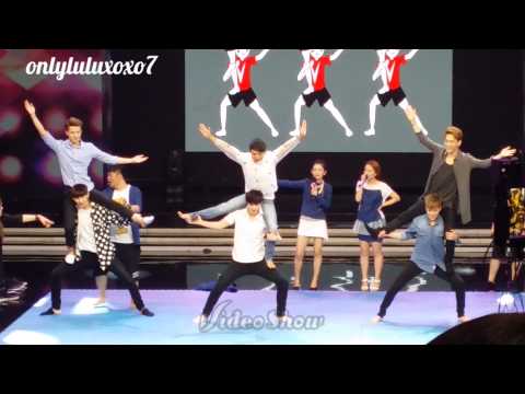 140611 해피캠프 EXO組体操