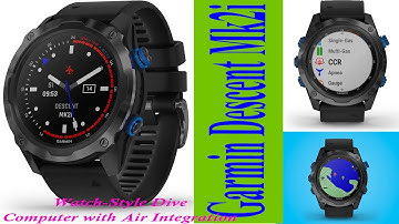 Garmin Descent Mk2i, Watch-Style Dive Computer with Air Integration, Multisport Training