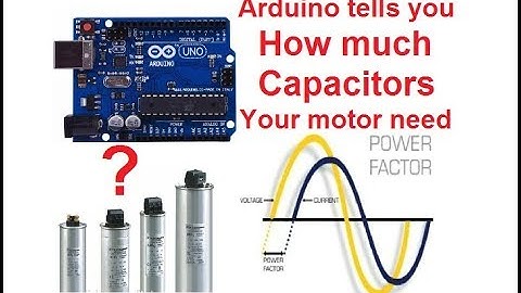 Arduino calculate the PFC Capacitor value (with code)