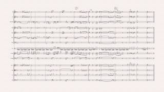 Video thumbnail of "Blessed be the Lord God Almighty full Orchestra music sheet"