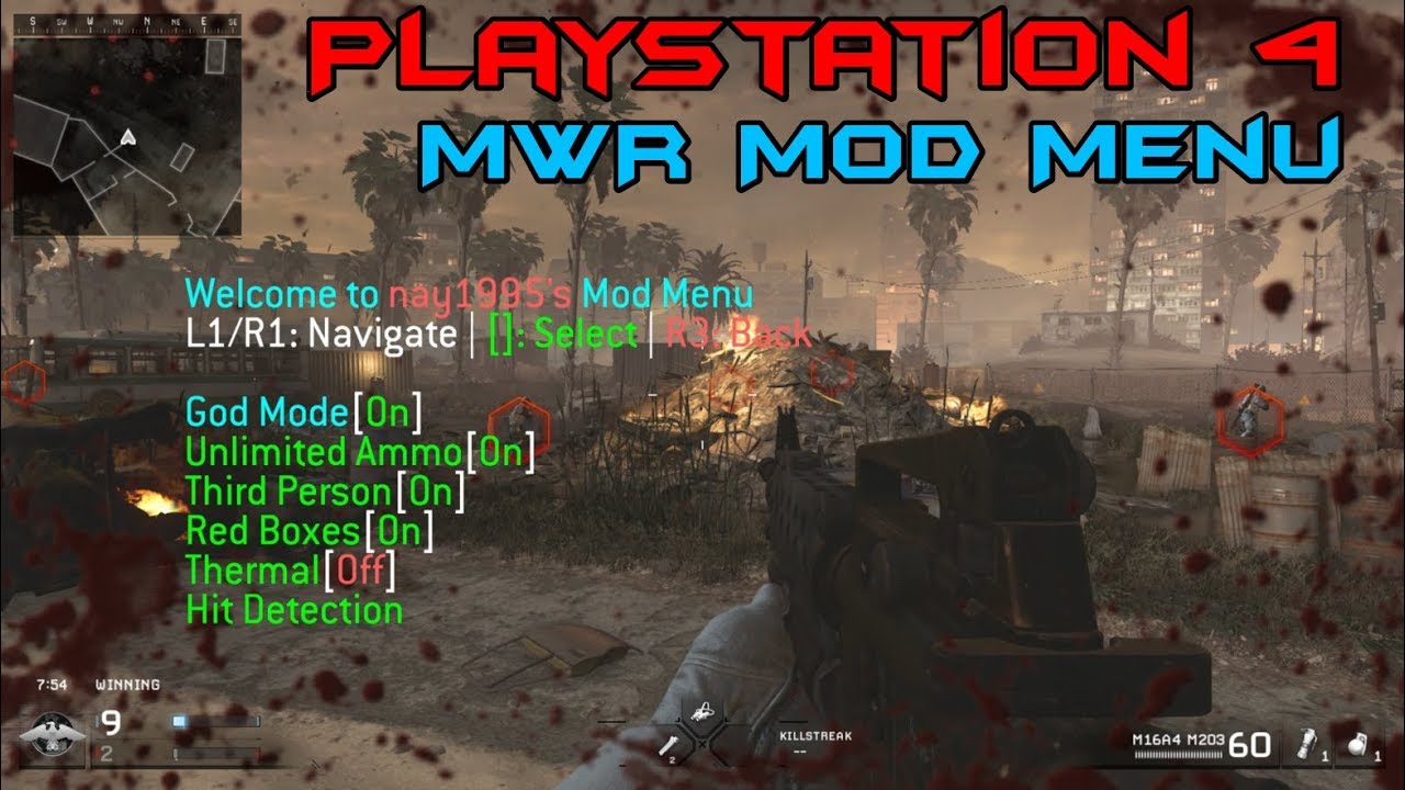 MODDED WARFARE 5.55 ps4 free download