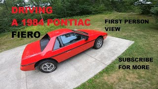 (SUBSCRIBE)DRVING A 1984 PONTIAC FIERO(first person view) #subscribe