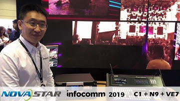 Alfredo introduces C1 N9 VE7 @InfoComm 2019（Spanish）