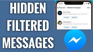 How To Find Hidden And Filtered Message Requests Inbox On Facebook Messenger In 2022 screenshot 4