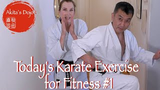 Today&#39;s Karate Exercise for Fitness #1 - 今日の空手の稽古【Akita&#39;s Karate Video】