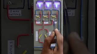 Master switch wiring with two way switch (DPDT) demonstration #shorts #diy #wiring #trending screenshot 2