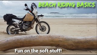 Beach Riding Basics- Fun on the soft stuff!  - DR650 screenshot 3