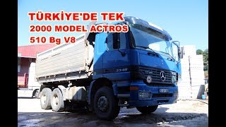 2000 MODEL ACTROS 3351 V8 / TÜRKİYE'DE TEK / TANITIM İNCELEME