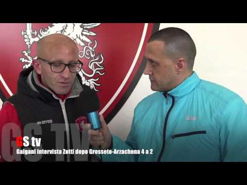 Gs Tv - Galgani intervista Zotti dopo Grosseto-Arzachena 4 a 2