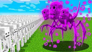 1000 SKELETONS vs VOID WITHER (Minecraft Mob Battle)