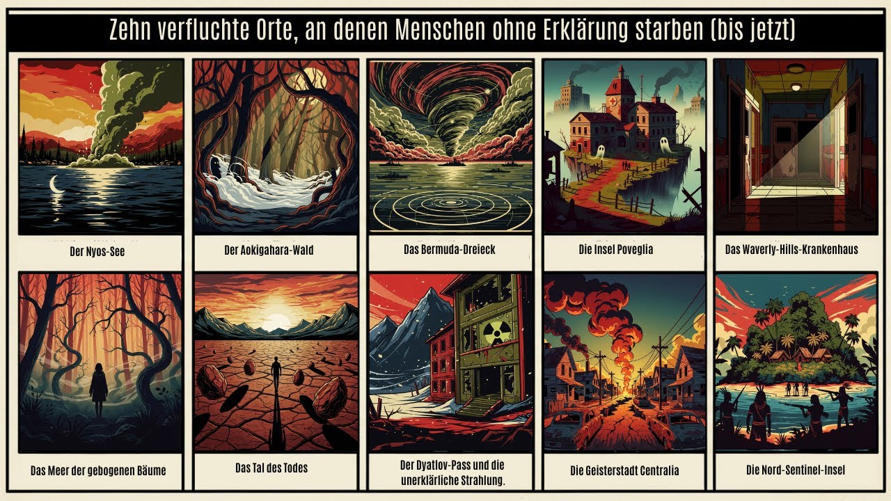 10 Verfluchte ORTE An Denen Menschen Ohne Erklärung Starben