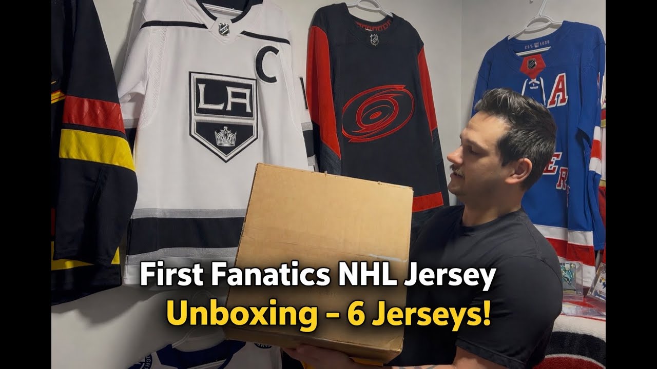 Unboxing My First Fanatics NHL Jerseys (I Got 6 of Them) From