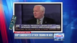 Texas GOP candidates targeting Obama as primary nears