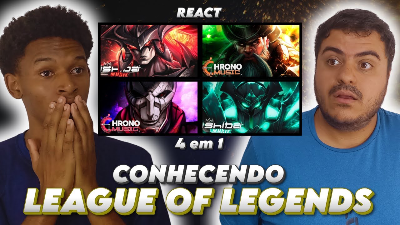 (REACT) 4 EM 1 - League of Legends | Ishida & Chrono (Aatrox, Jhin, Gangplank & Mordekaiser)