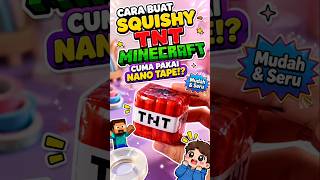 Full How to Make a Viral Minecraft TNT Squishy Using Only Nano Tape | So Easy... #squishy #diysquishy Guide