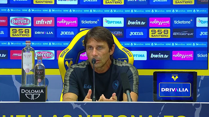 Conte: "C'e' da vergognarsi, mi devo vergognare" | Post Verona Napoli 3- 0 Conferenza Stampa