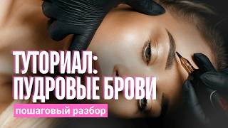 видео: Как правильно штриховать брови в перманентном макияже - часть 1 картинка: Как правильно штриховать брови в перманентном макияже - часть 1