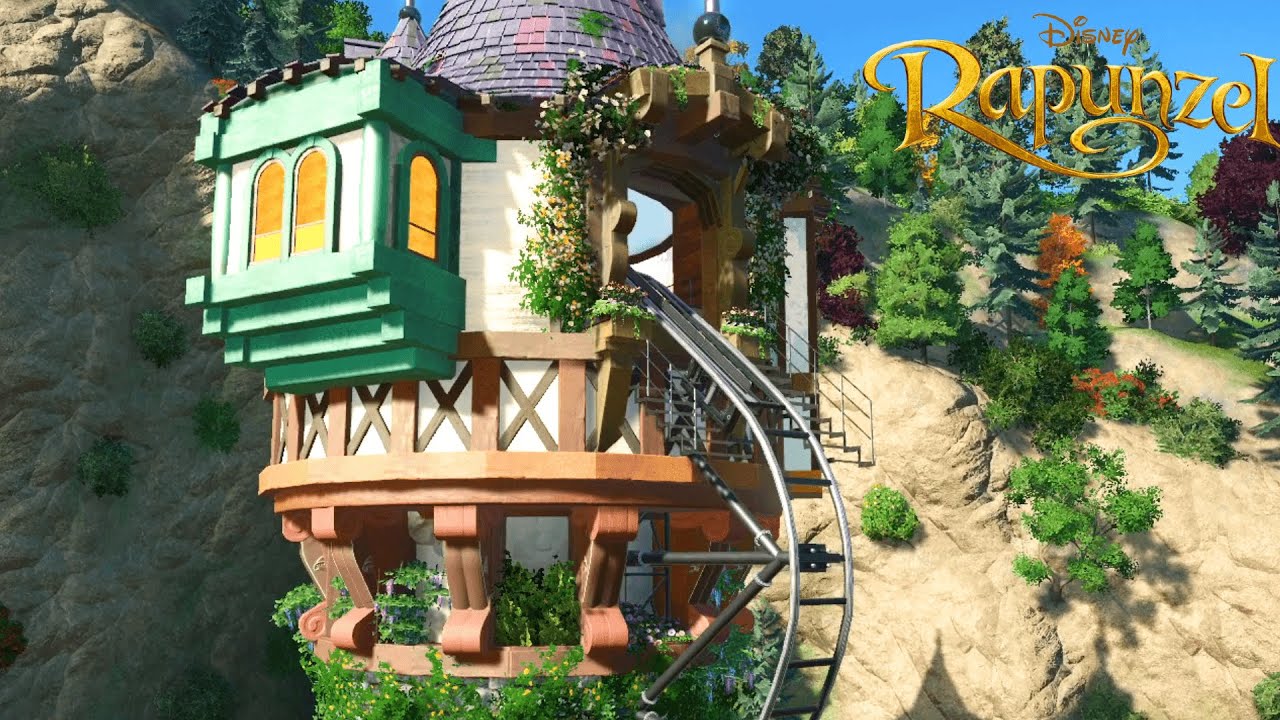 Disney】ラプンツェルの世界を駆け巡るジェットコースター